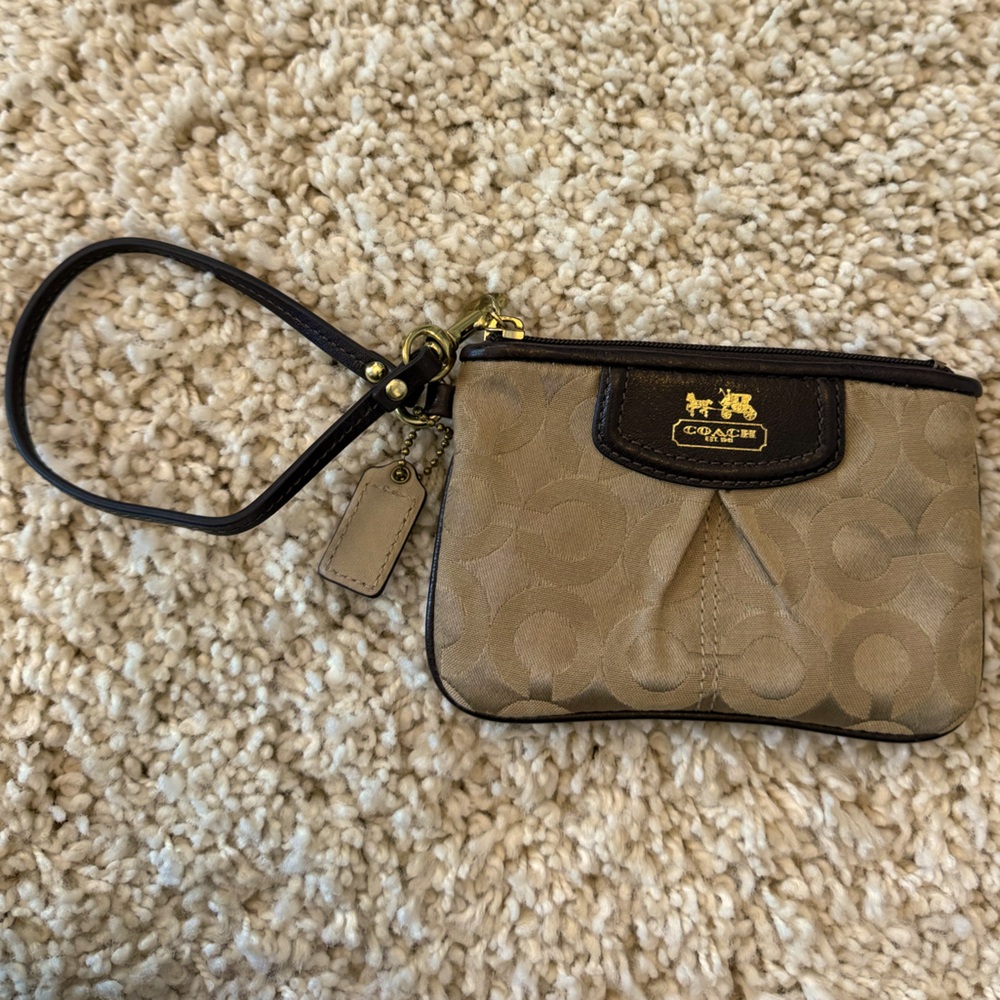 Vintage Coach Wristlet